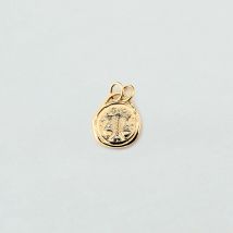 Pendentif Balance Zodiaque - Doré - Taille Unique - Etain doré 750/1000 - Agatha Paris