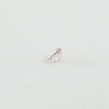 Piercing Hélix & Tragus Perrine - Argenté - Taille Unique - Argent 925/1000 rhodié - Oxyde de zirconium - Agatha Paris