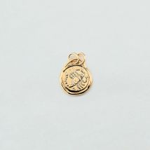 Pendentif Scorpion Zodiaque - Doré - Taille Unique - Etain doré 750/1000 - Agatha Paris
