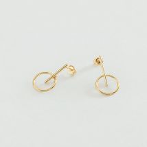 Boucles D'Oreilles Pendantes Philring - Doré - Taille Unique - Argent 925/1000 doré 750/1000 - Agatha Paris