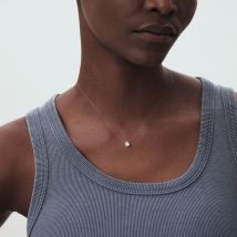 Collier Ras Du Cou Fil Magique - Argenté - Taille Unique - Argent 925/1000 rhodié - Oxyde de zirconium - Agatha Paris