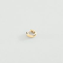 Piercing Créole Dodue - Doré - Taille Unique - Argent 925/1000 doré 750/1000 - Agatha Paris