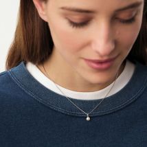 Collier Ras Du Cou Perlys - Perle / Argenté - Taille Unique - Argent 925/1000 rhodié - Perle d'eau douce - Agatha Paris