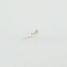 Piercing Hélix & Tragus Paula - Argenté - Taille Unique - Argent 925/1000 - Oxyde de zirconium - Agatha Paris