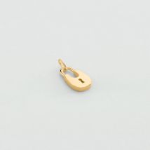 Pendentif Padlock - Doré - Taille Unique - Laiton - Agatha Paris