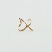 Piercing Ear Cuff Cruzado - Argenté - Taille Unique - Argent 925/1000 - Agatha Paris