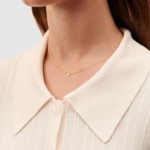 Collier Ras Du Cou With Love - Doré - Taille Unique - Argent 925/1000 doré 750/1000 - Agatha Paris
