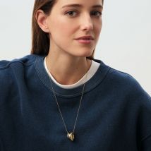 Collier Mi-long Trijonc - Doré / Argenté - Taille Unique - Argent 925/1000 doré 750/1000 - Agatha Paris