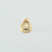 Pendentif Cancer Zodiaque - Doré - Taille Unique - Etain doré 750/1000 - Agatha Paris