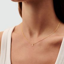 Collier Ras Du Cou Abc - Doré - Taille Unique - Argent 925/1000 doré 750/1000 - Agatha Paris