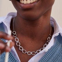Collier Ras Du Cou Harmonie - Argenté - Taille Unique - Argent 925/1000 - Agatha Paris