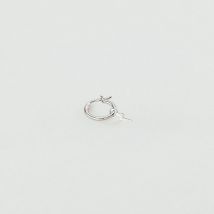 Piercing Créole Tonnerre - Argenté - Taille Unique - Argent 925/1000 rhodié - Agatha Paris