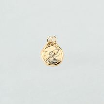 Pendentif Verseau Zodiaque - Doré - Taille Unique - Etain doré 750/1000 - Agatha Paris
