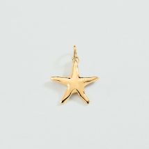 Pendentif Étoile De Mer - Doré - Taille Unique - Etain doré 750/1000 - Agatha Paris