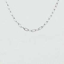 Collier Mi-long Chain - Argenté - Taille Unique - Acier inoxydable - Agatha Paris