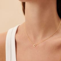 Collier Ras Du Cou Abc - Doré - Taille Unique - Argent 925/1000 doré 750/1000 - Agatha Paris