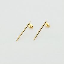 Boucles D'Oreilles Pendantes Radieux - Doré - Taille Unique - Argent 925/1000 - Agatha Paris