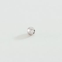 Pendentif Boule - Argenté - Taille Unique - Laiton rhodié - Agatha Paris