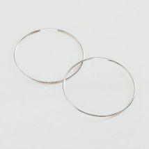 Créoles Creola - Argenté - Taille Unique - Argent 925/1000 - Agatha Paris