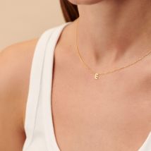 Collier Ras Du Cou Abc - Doré - Taille Unique - Argent 925/1000 doré 750/1000 - Agatha Paris