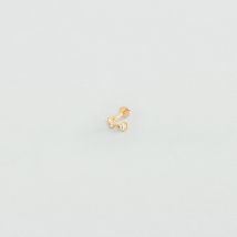 Piercing Hélix & Tragus Mix& Match - Doré - Taille Unique - Argent 925/1000 doré 750/1000 - Oxyde de zirconium - Agatha Paris