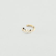 Piercing Ear Cuff Ofee - Doré - Taille Unique - Argent 925/1000 doré 750/1000 - Oxyde de zirconium - Agatha Paris
