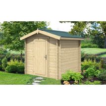 Gartenhaus Ouvrier 1 | Satteldach | Wandstärke 34mm | 207x207cm