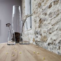 alinea Vase conique en verre épais - transparent H30cm - Galice
