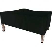 alinea Housse de protection pour table - noir - (L200x130xH60cm) - Rians