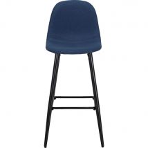 alinea Lot de 2 chaises de bar - bleu figuerolles h75cm (prix unitaire : 129.0 euros) - Loana
