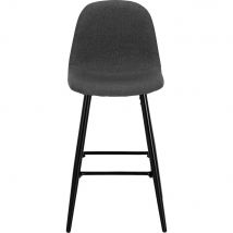 alinea Lot de 2 chaises de bar - gris ardoise h66cm (prix unitaire : 119.0 euros) - Loana
