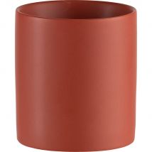 alinea Cache-pot en céramique - brun rhassoul D7xH7,5cm - Martin