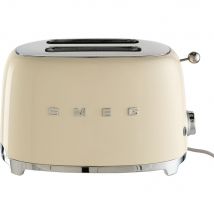 alinea Toaster SMEG 2 tranches en acier - beige crème - Smeg