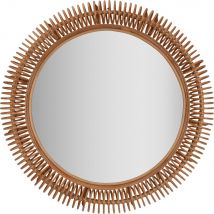 alinea Miroir rond en rotin - naturel D91cm - Holeil