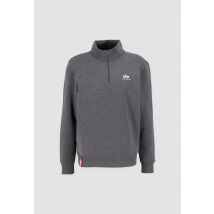 Half Zip Sweatshirt SL Sweater & Hoodie voor heren - Maat M - Grijs - Alpha Industries