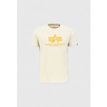 Alpha Industries - Basic T-Shirt T-Shirt & Polos for Men - Size 2XL - vintage white