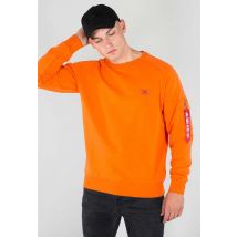 Alpha Industries - X-Fit Sweat Sweatshirt für Männer - Größe 2 XL - Orange