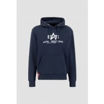 Alpha Industries - Basic Hoody Hoodie pour homme - Taille XL - Bleu marine