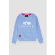 Alpha Industries - Basic Sweater Felpe da bambino - Taglia 12 - Blu chiaro