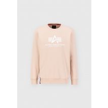 Alpha Industries - Basic Sweater pour homme - Taille 3XL - Orange clair