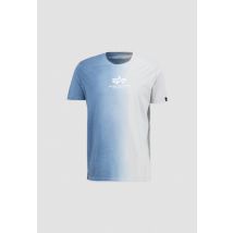 Alpha Industries - ML Batik T T-Shirt für Männer - Größe 3XL - Vintage Marine
