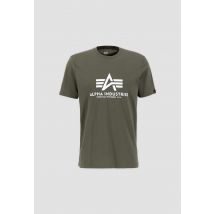 Basic T-Shirt T-shirts & polo's voor heren - Maat 3XL - Groen - Alpha Industries
