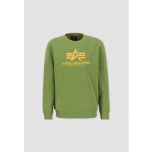 Alpha Industries - Basic Sweater pour homme - Taille XS - vert lierre