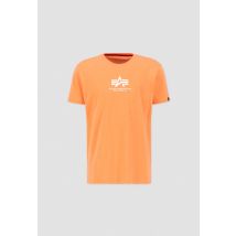 Alpha Industries - Basic T ML T-Shirt für Männer - Größe M - Orange