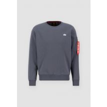 Alpha Industries - Unisex EMB Sweater Sweatshirt für Männer - Größe 2XL - Dunkelgrau