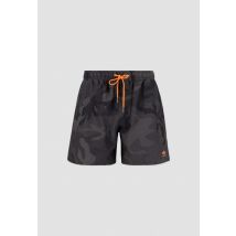 Basic Swim Shorts voor heren - Maat 3XL - Zwart Camouflage - Alpha Industries