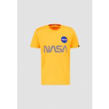 Alpha Industries - NASA Reflective T T-Shirt pour homme - Taille XL - Orange clair