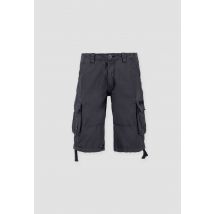 Alpha Industries - Jet Short Cargo Shorts for Men - Size 34 - iron grey