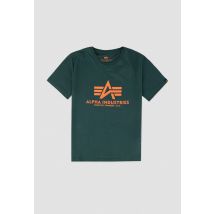 Alpha Industries - Basic T /Teens Magliette da bambino - Taglia 12 - Verde petrolio