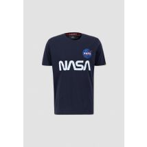 Alpha Industries - NASA Reflective T T-Shirt da uomini - Taglia 5XL - Blu